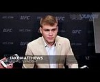 Jake Matthews admits there's pressure to perform at UFC Fight Night 121