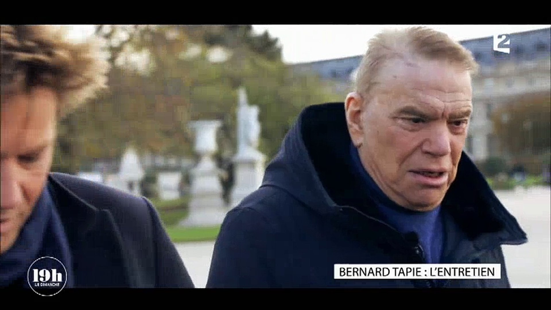 19h le dimanche" : Affaibli, Bernard Tapie craque face à Laurent Delahousse  - Vidéo Dailymotion