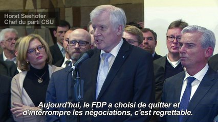 Allemagne : échec des négociations gouvernementales