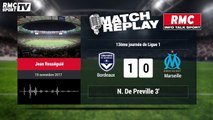 Bordeaux-Marseille (1-1) : le Goal Replay avec le son RMCSPORT