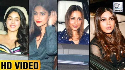 Farah Khan Host Party For Ed Sheeran FULL VIDEO | Jhanvi Kapoor
