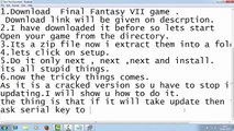 Guide to install Final fantasy VII on Windows PC
