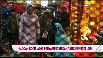 Kahiyang-Bobby Jalani Prosesi Adat Haroan Boru