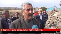 Depremde Zarar Gördü, Yağan Yağmurla Çöktü.