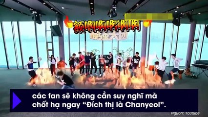 Dù rất lém lỉnh và hay “ăn hiếp” đồng đội nhưng Chanyeol vẫn ngượng chín mặt khi bị camera quay trúng