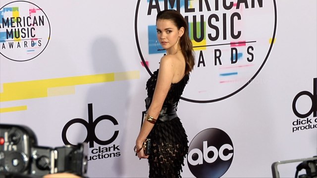 Maia Mitchell 2017 American Music Awards Red Carpet