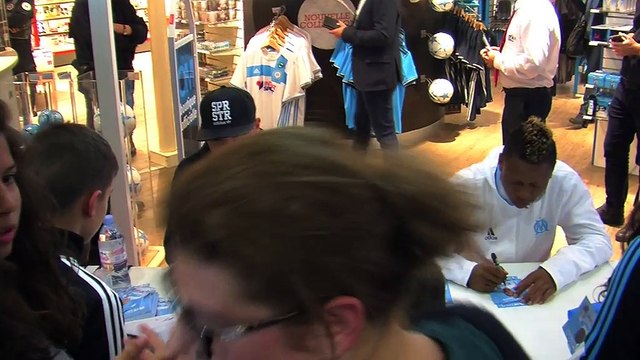 Florian Thauvin a aimé ces rencontres avec les supporters de l'OM