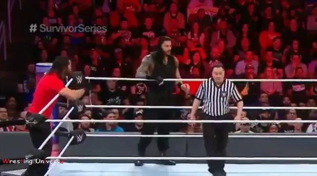 wwe !! Survivor Series 2017 Roman Reigns, Dean Ambrose & Seth Rollins (The Shield) go to war with New Day