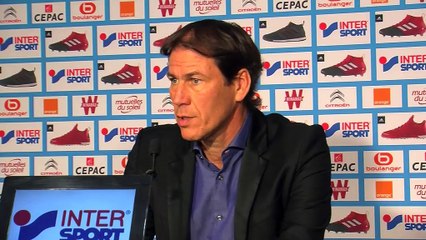 Rudi Garcia le coach de l'OM revient sur les problèmes d'efficacité de son attaque