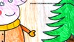 Peppa Pig Mummy Pig Christmas Coloring Book Pages Fun Coloring Video For Kids