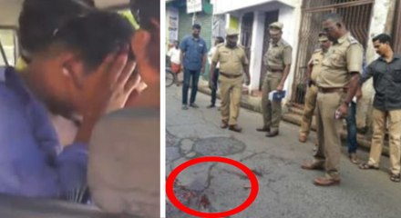 புதுவையில் வாலிபர் ஓட ஓட வெட்டிக்கொலை- வீடியோ