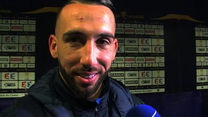 La joie de Florian Tardieu qui éliminé le club qu'il supporte, lui le sudiste