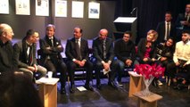 François Hollande à Molenbeek pour visiter une exposition sur le 