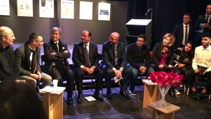 François Hollande à Molenbeek pour visiter une exposition sur le "vivre ensemble"