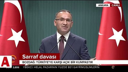 Başbakan Yardımcısı Bozdağ'dan Sarraf davasına ilişkin: Türkiye'ye dönük siyasi bir kumpastır