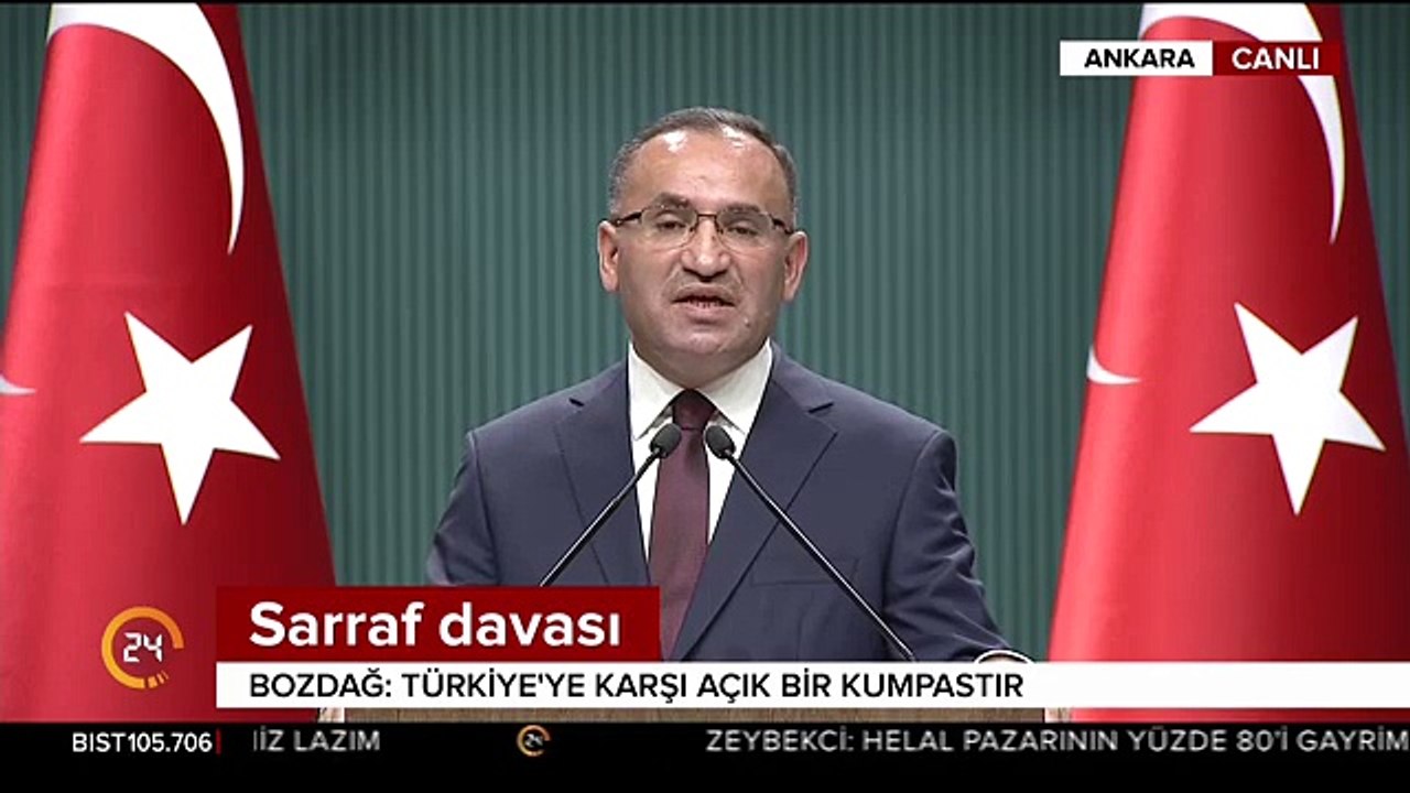 Başbakan Yardımcısı Bozdağ Sarraf davasına ilişkin: Türkiye"ye dönük siyasi bir kumpastır