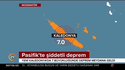 7 büyüklüğünde deprem meydana geldi
