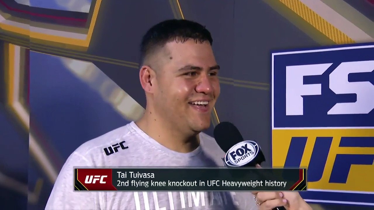 Tai Tuivasa post-fight interview | UFC FIGHT NIGHT