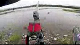 Casually kiteboarding up a river and then…  POV