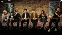 The Maze Runner The Scorch Trials Cast Interview with Dylan OBrien Kaya Scodelario Thomas Sangster