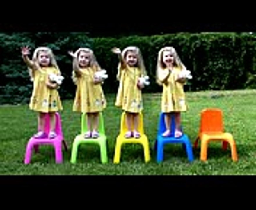 Five little Babies Jumping on the bed song, five funny baby nursery rhyme for children, baby songs