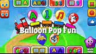 Balloon Pop Kids Learning Game - Free game for babies