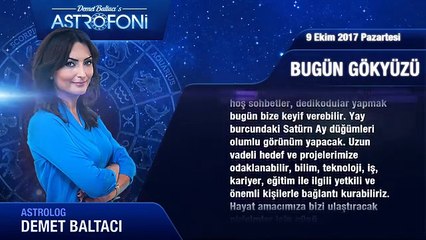 Günlük Burç Yorumu 9 Ekim 2017 Pazartesi, Astroloji, Burçlar