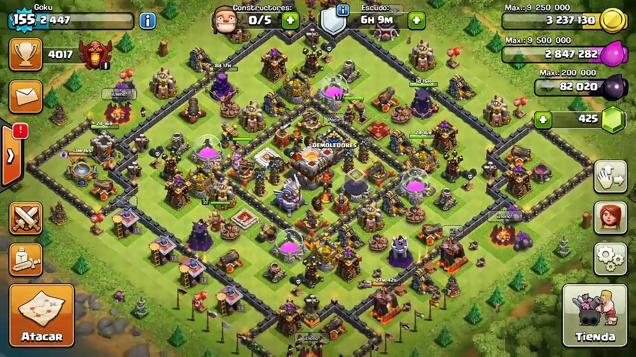 DISEÑO DE ALDEA GUERRA TH 11 INVENCIBLE + REPETICIÓN