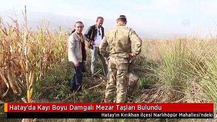 Hatay'da Kayı Boyu Damgalı Mezar Taşları Bulundu