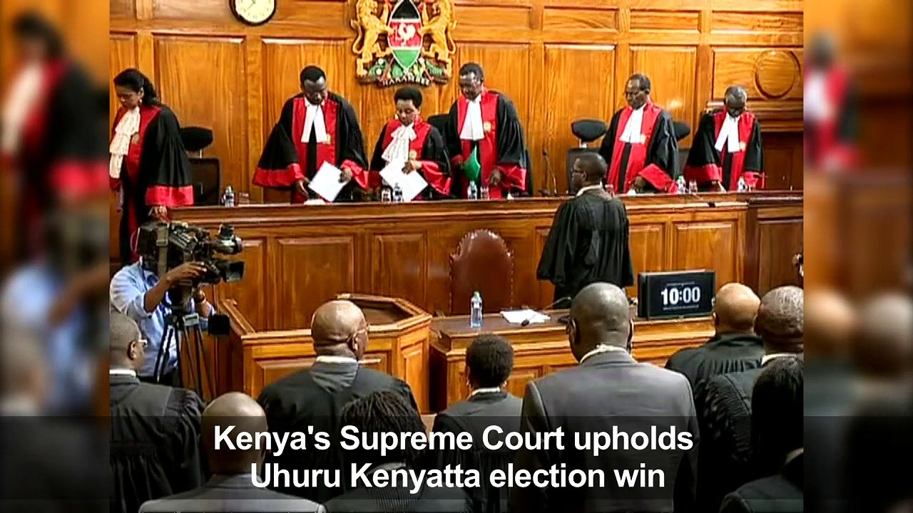 Kenya's Supreme Court upholds Kenyatta election win