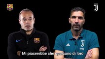 Capitani. Campioni. Leggende. Intervista doppia a Buffon e Iniesta.