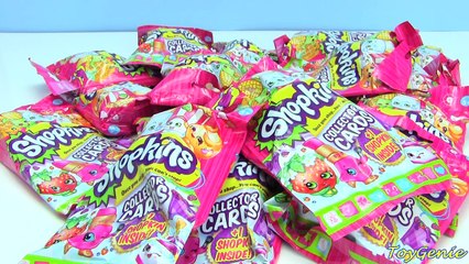 Shopkins Collector Cards with Season 3 Charers in Blind Bags