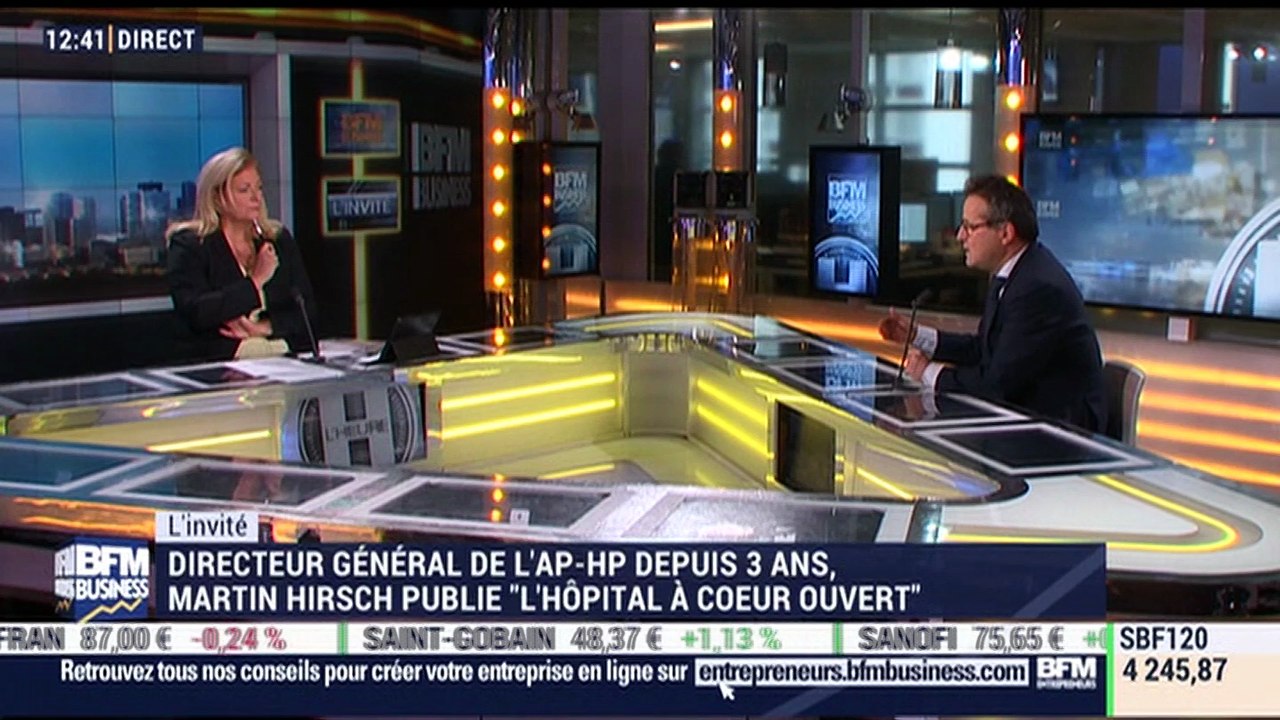 “L’hôpital à cœur ouvert”, le nouveau livre de Martin Hirsch - 20/11