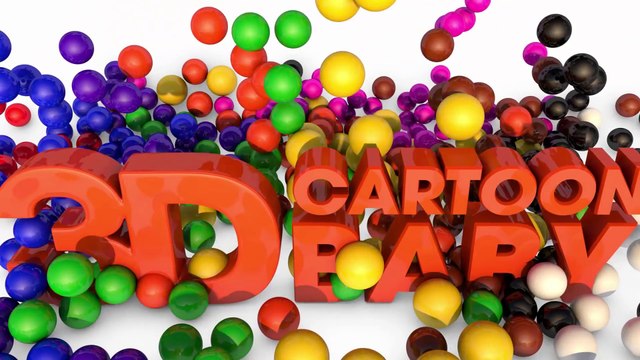 Learning Colors with 3D Pacman Transformers, 3D Colors Pacman for Kids - Learning 10 Colors for Kids