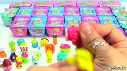 Shopkins Season 1 2 3 4 Blind Baskets Opening Toy Genie Surprises