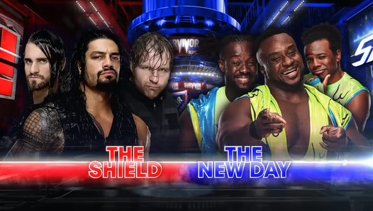 The Shield vs The New Day - Survivor Series 2017 ...