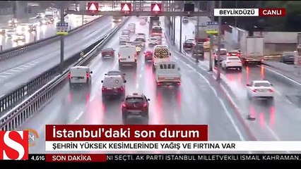 Download Video: İstanbul'da şiddetli yağış ve fırtına uyarısı