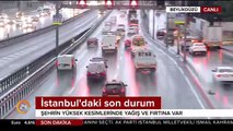 İstanbul'da şiddetli yağış ve fırtına uyarısı