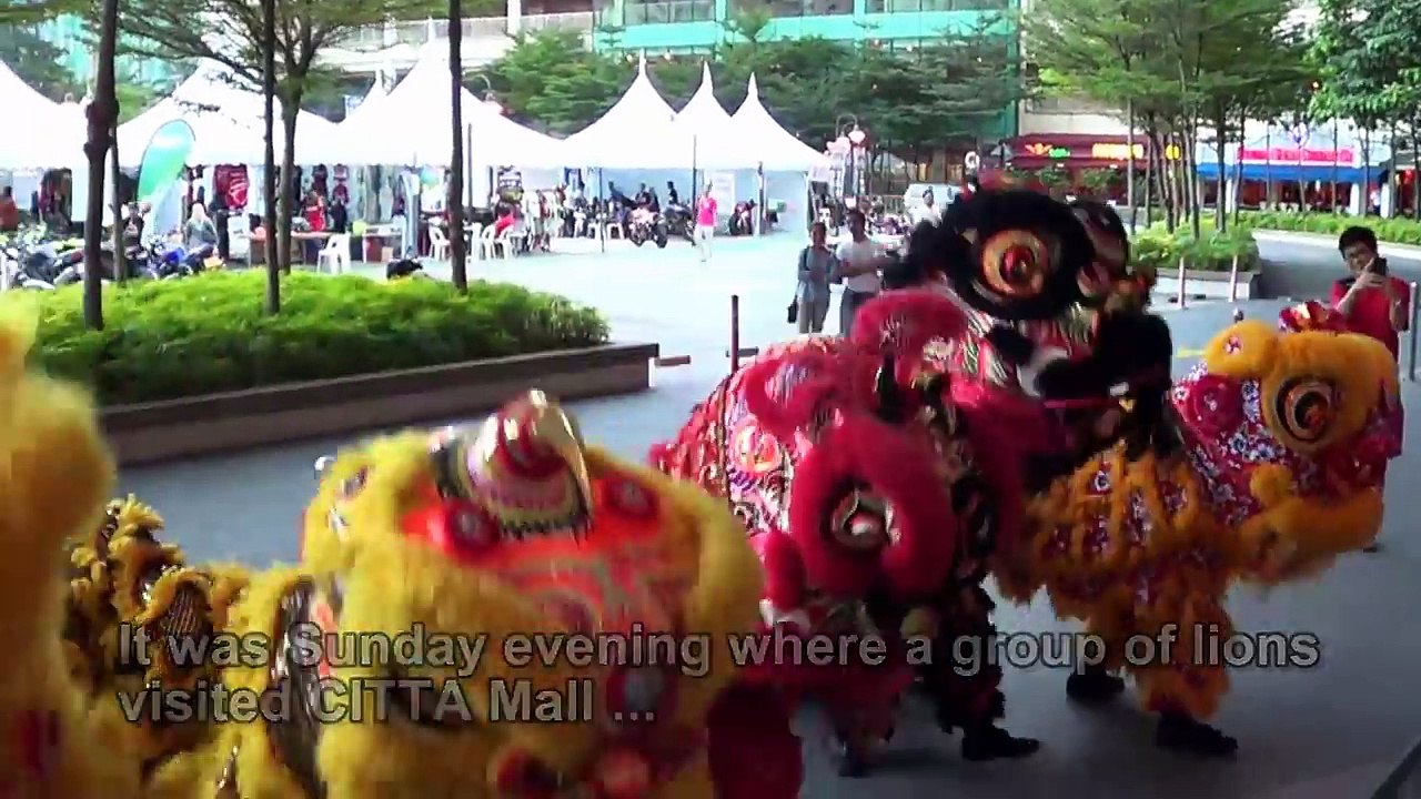 An Evening With 8 Lions by Shaolin Goh Chor 少林五祖 @Citta Mall (CNY new)