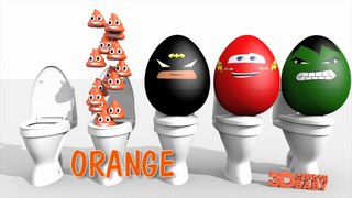 Learn Colors with Surprise Eggs Prank 3D for Kids Toddlers Color Balls Smiley Face - Colors Kids