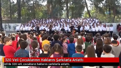 320 Veli Çocuklarının Haklarını Şarkılarla Anlattı