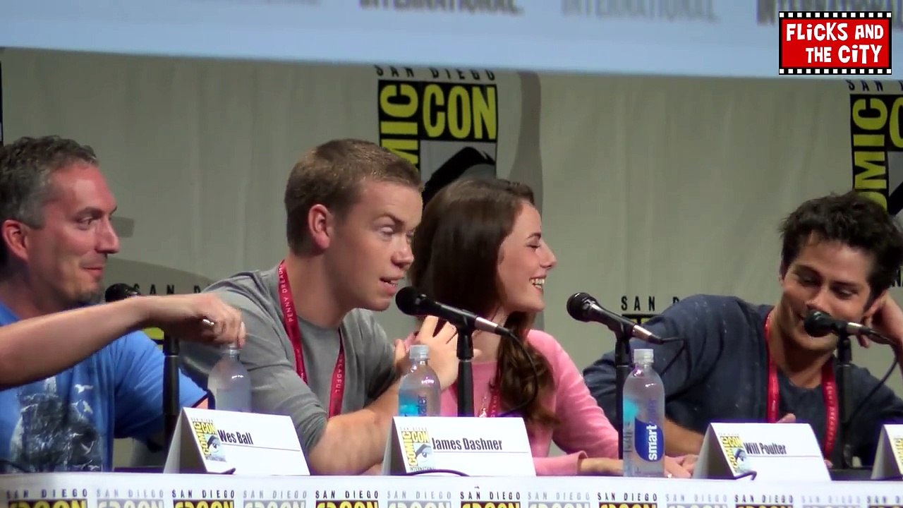 The Maze Runner Comic Con Panel - Dylan OBrien, Kaya Scodelario, Will Poulter