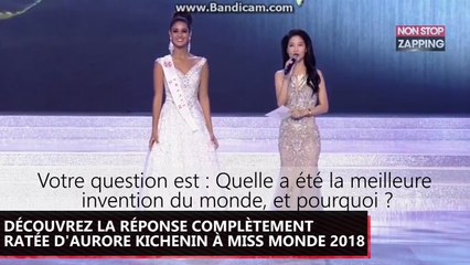 Miss Monde 2017: comment la Française a complètement raté son passage (Vidéo)