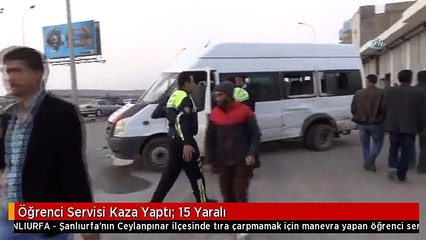 Öğrenci Servisi Kaza Yaptı: 15 Yaralı