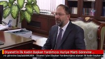 Diyanet'in İlk Kadın Başkan Yardımcısı Huriye Martı Görevine Başladı