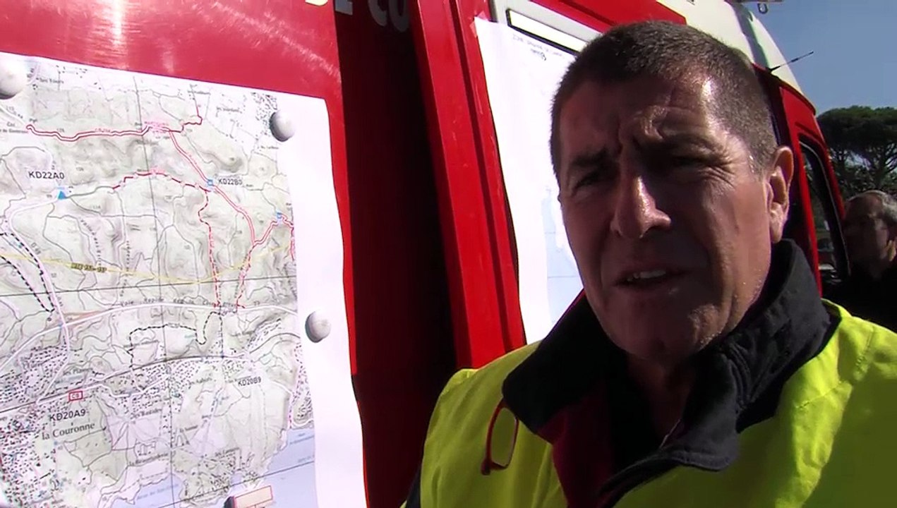 Jean-Paul Monet, commandant des pompiers pour l'incendie de Carro