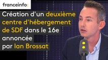 Paris : l'adjoint au maire Ian Brossat annonce la création d'un deuxième centre d'hébergement de SDF dans le 16e