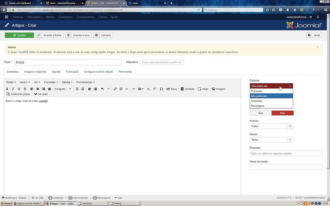 Joomla aula 1