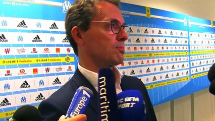 Le président Jacques-Henri Eyraud s'est exprimé ce soir en zone mixte