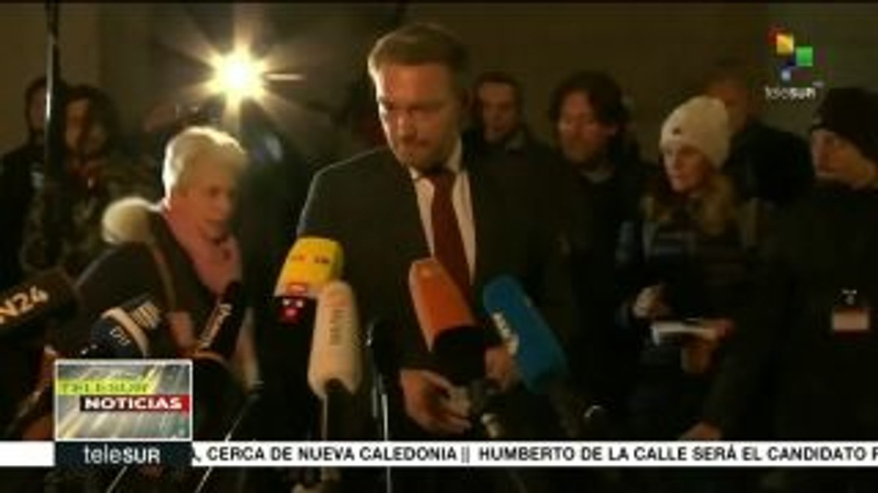 Fracasan negociaciones para formar Gobierno en Alemania